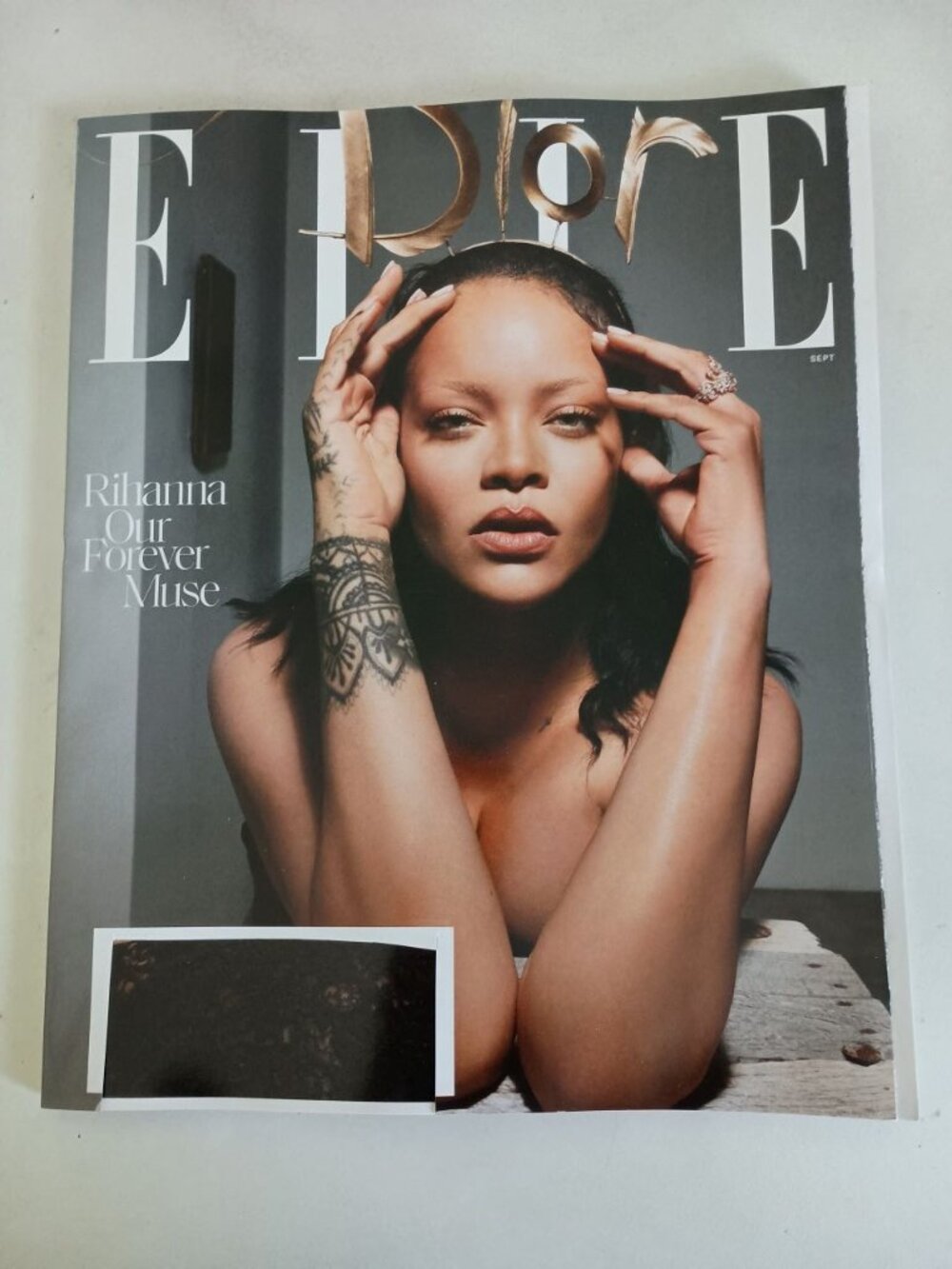 Elle magazine September 2026 fall fashion issue featuring Rihanna